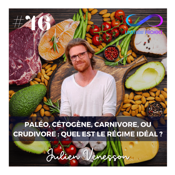 #46 – Julien Venesson – Paléo, Cétogène, Carnivore, ou Crudivore : Quel est le régime idéal ?